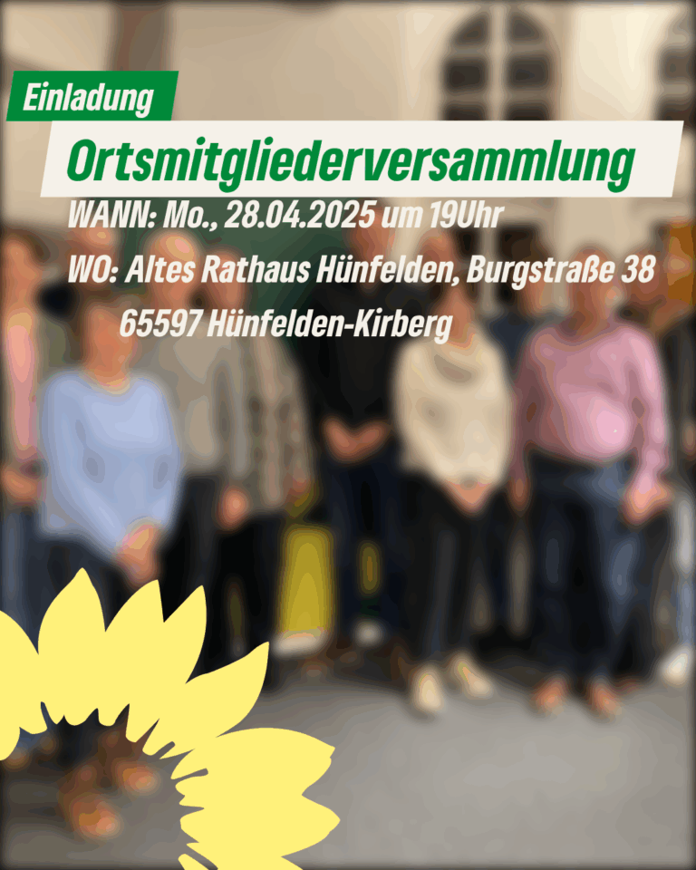 Mitgliederversammlung 28. April
