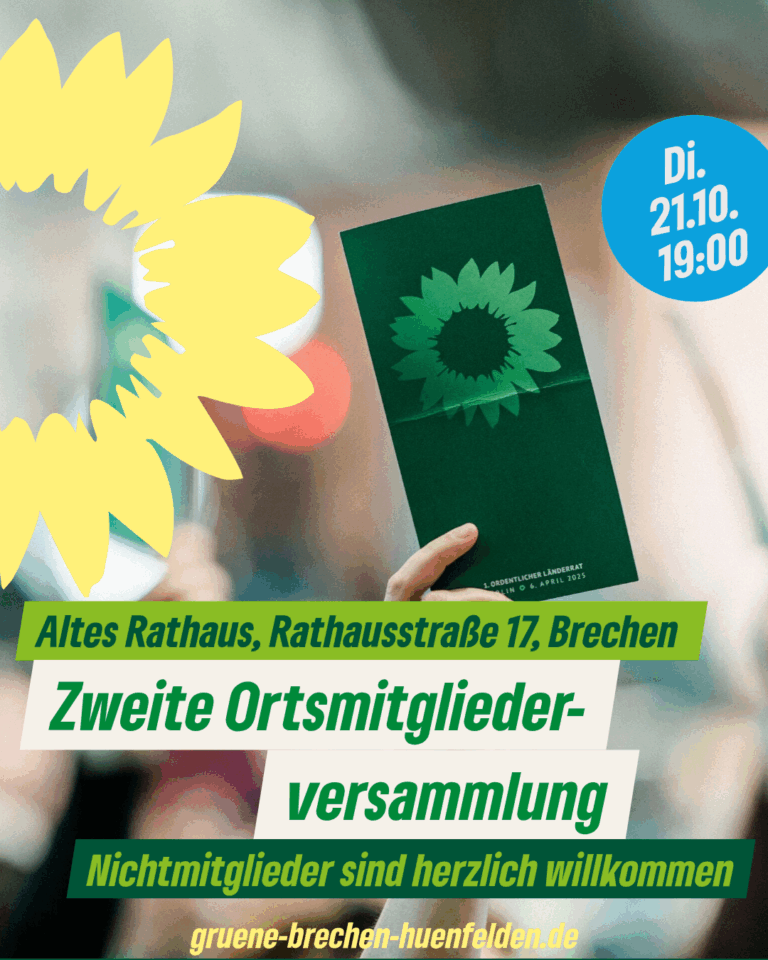 Zweite Ortsmitgliederversammlung 